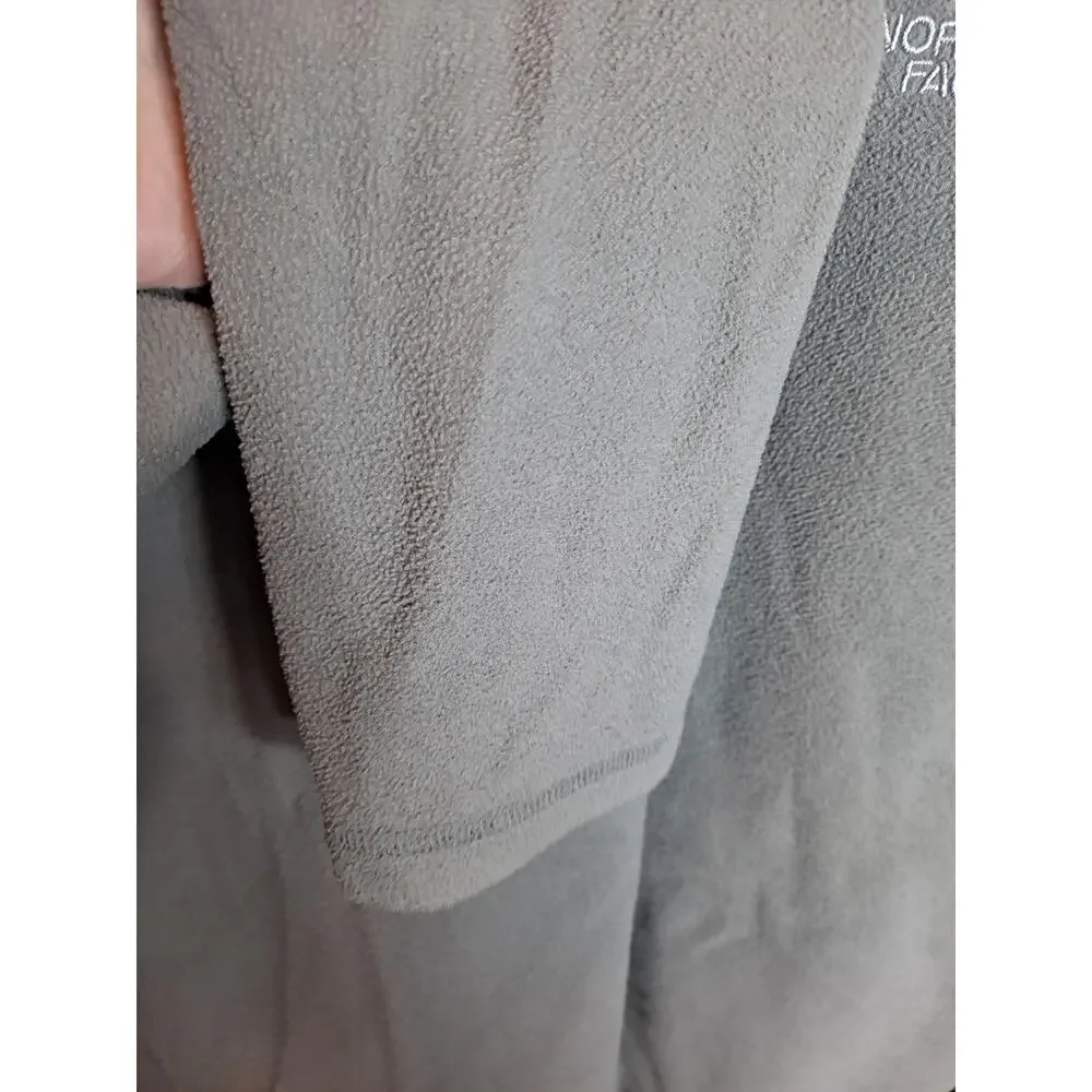 The North Face Men's Grey Glacier 1/4‎ Zip Fleece Pullover Sweatshirt Size S